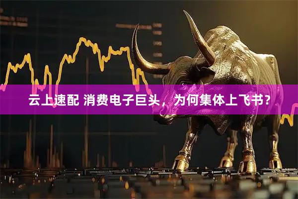 云上速配 消费电子巨头，为何集体上飞书？