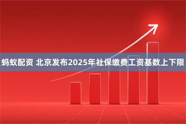 蚂蚁配资 北京发布2025年社保缴费工资基数上下限