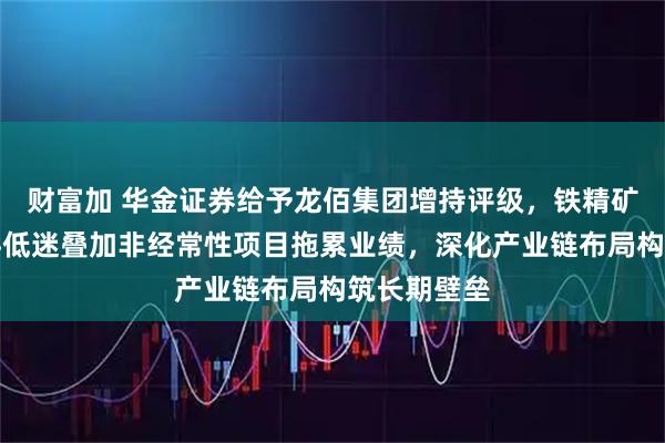 财富加 华金证券给予龙佰集团增持评级，铁精矿新能源材料低迷叠加非经常性项目拖累业绩，深化产业链布局构筑长期壁垒